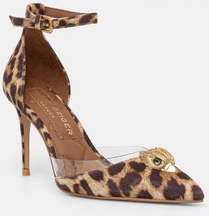 Lodičky Kurt Geiger London Belgravia Vinyl High béžová farba, 3955739999