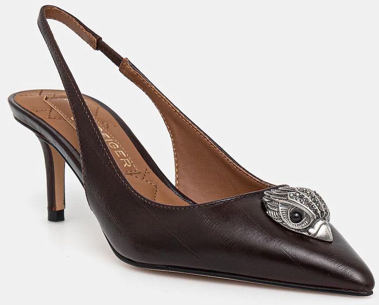 Lodičky Kurt Geiger London Belgravia Sling Back hnedá farba, 9786930119