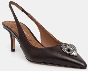 Lodičky Kurt Geiger London Belgravia Sling Back hnedá farba, 9786930119