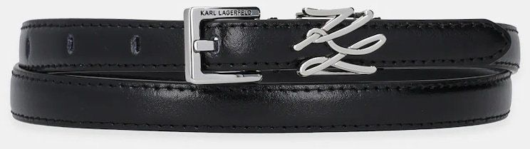 Opasok Karl Lagerfeld dámsky, čierna farba, A1W33061