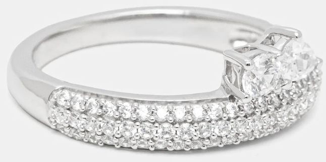 Strieborný prsteň Guess JSBR04 509JW