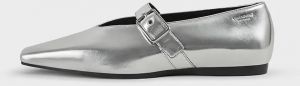 Kožené balerínky Vagabond Shoemakers WIOLETTA strieborná farba, 5701-283-79