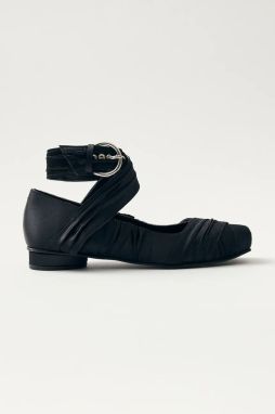 Baleríny Alohas Volant čierna farba, S100750-01