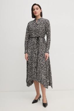Šaty Joop! béžová farba, midi, oversize, 30044832 10018882