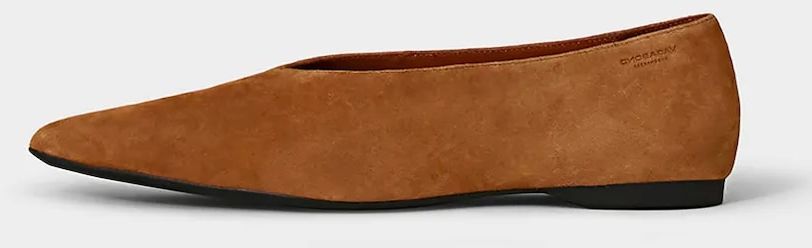 Semišové baleríny Vagabond Shoemakers HERMINE hnedá farba, 5933-040-14