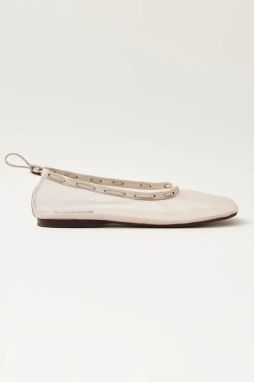 Baleríny Alohas Gill biela farba, S100586-01