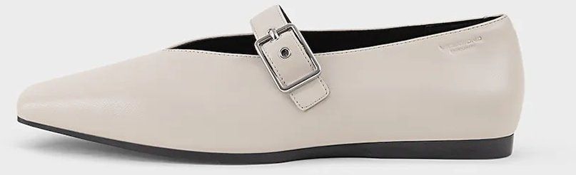 Kožené balerínky Vagabond Shoemakers WIOLETTA béžová farba, 5701-201-02