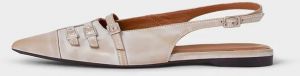 Kožené balerínky Vagabond Shoemakers HERMINE béžová farba, s otvorenou pätou, 5533-118-07