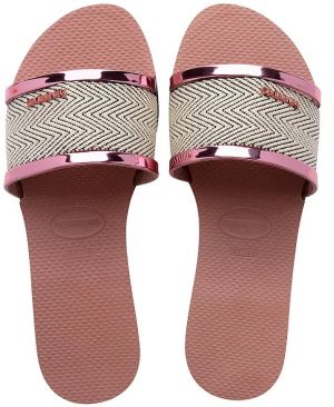 Šľapky Havaianas YOU TRANCOSO PREMIUM dámske, ružová farba, 4146063-3544