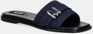 Šľapky MSGM dámske, tmavomodrá farba, 3841MDS840