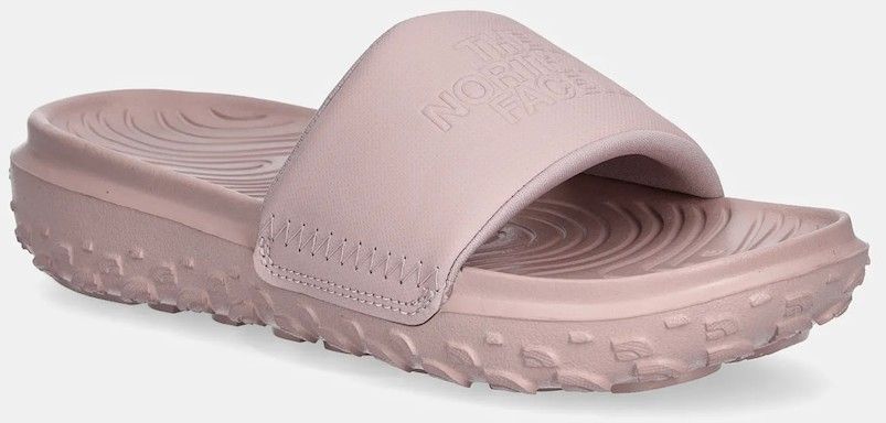Šľapky The North Face Never Stop Cush Slide dámske, ružová farba, NF0A8A9974W1