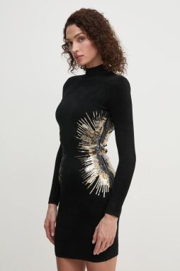 Šaty Marciano Guess SPARKLER čierna farba, mini, priliehavé, 5RGK67 5806Z