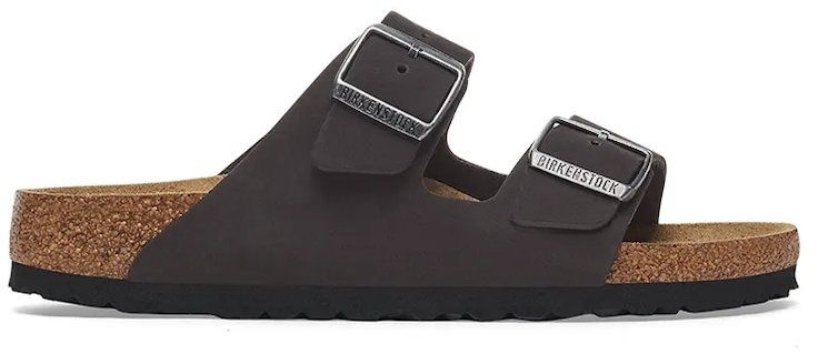 Nubukové šľapky Birkenstock Arizona SFB čierna farba, 1019011