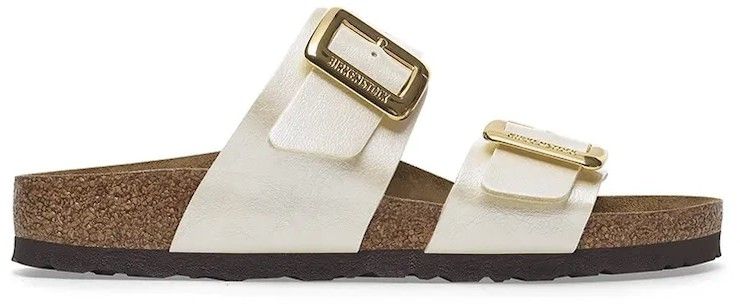 Šľapky Birkenstock Sydney Graceful Cushion Buckle dámske, biela farba, 1029492