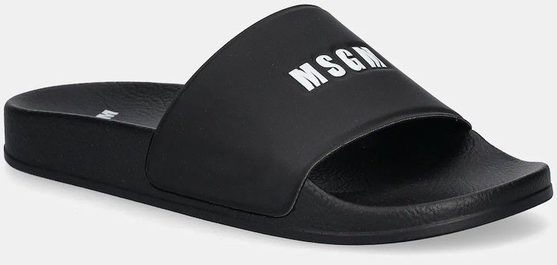 Šľapky MSGM dámske, čierna farba, 3841MDS208