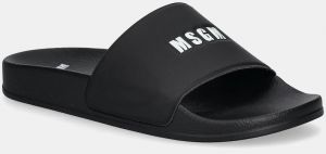 Šľapky MSGM dámske, čierna farba, 3841MDS208