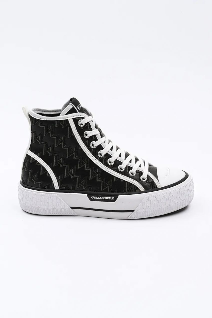 Tenisky Karl Lagerfeld KAMPUS MAX pánske, čierna farba, KL50455