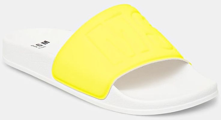 Šľapky MSGM dámske, zelená farba, 3841MDS209
