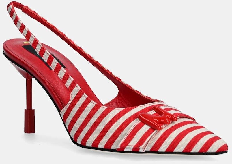 Lodičky MSGM červená farba, 3841MDS834