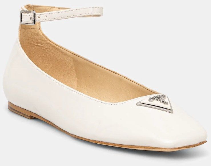 Baleríny Guess LEVVIS béžová farba, FLPLVV PAT02