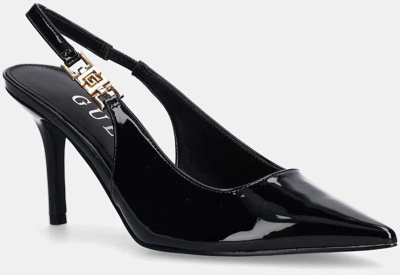 Lodičky Guess NASSHA čierna farba, FLPNAS PAF05