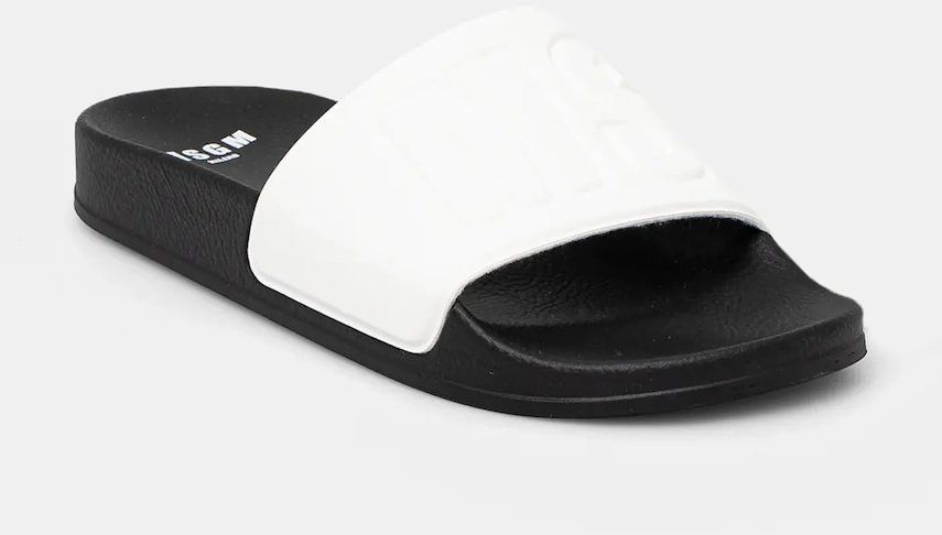 Šľapky MSGM dámske, čierna farba, 3841MDS209