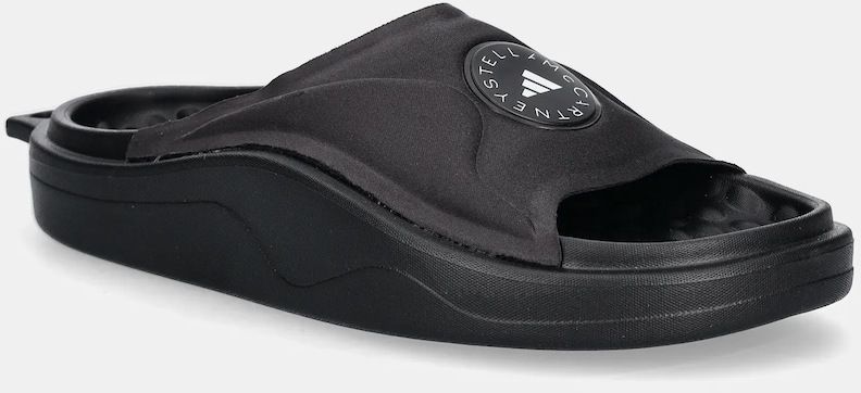 Šľapky adidas by Stella McCartney Slide dámske, čierna farba, JS0265