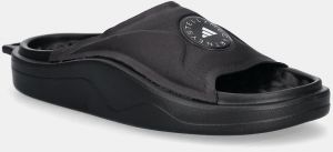 Šľapky adidas by Stella McCartney Slide dámske, čierna farba, JS0265