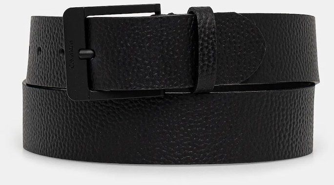 Kožený opasok Calvin Klein Jeans pánsky, čierna farba, LV04G7015G