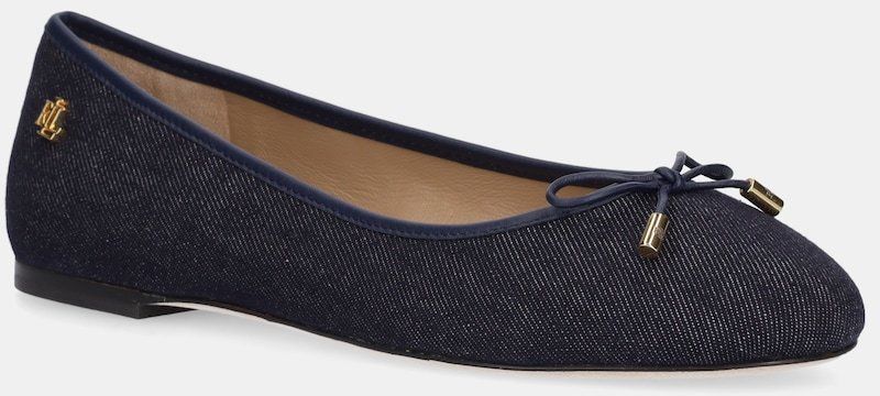 Baleríny Lauren Ralph Lauren Jayna tmavomodrá farba, 802962175001