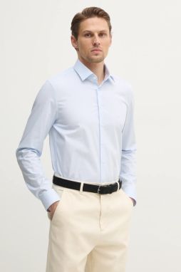 Košeľa Calvin Klein pánska, slim, s klasickým golierom, K10K114301