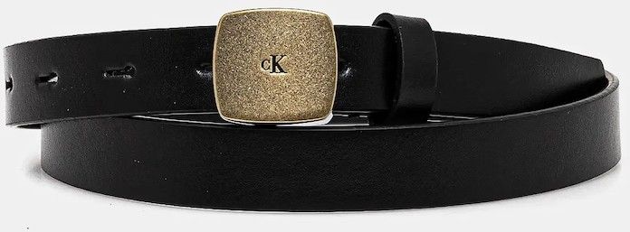 Kožený opasok Calvin Klein Jeans dámsky, čierna farba, LV04K7007G