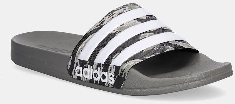 Šľapky adidas Adilette Shower pánske, zelená farba, JQ2295