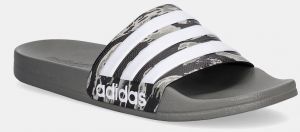 Šľapky adidas Adilette Shower pánske, zelená farba, JQ2295