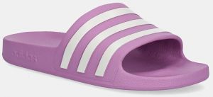 Šľapky adidas Adilette Aqua dámske, fialová farba, IE8918