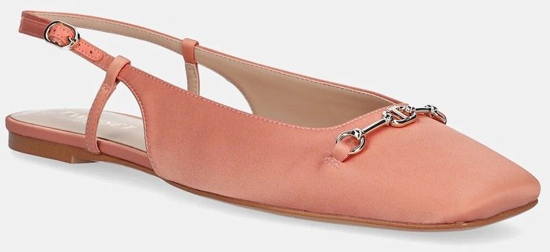 Baleríny Twinset oranžová farba, 251TCP082