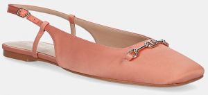 Baleríny Twinset oranžová farba, 251TCP082