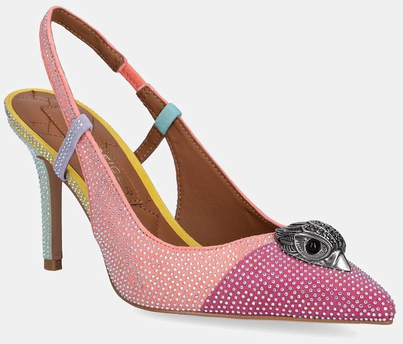 Semišové lodičky Kurt Geiger London Belgravia High Sling viac farieb, 3422869209