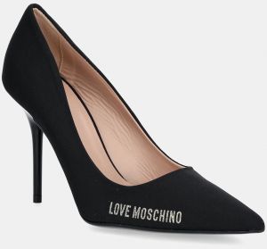 Lodičky Love Moschino čierna farba, JA10059G1MIM0000
