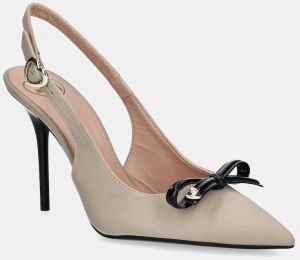 Lodičky Love Moschino béžová farba, JA10069G1MIM0131