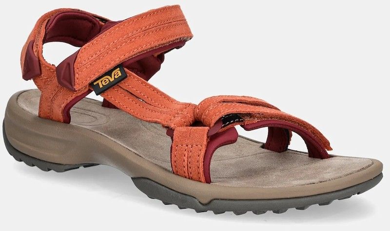 Sandále Teva Terra Fi Lite Suede 1124035.LNG-mlc, dámske, oranžová farba