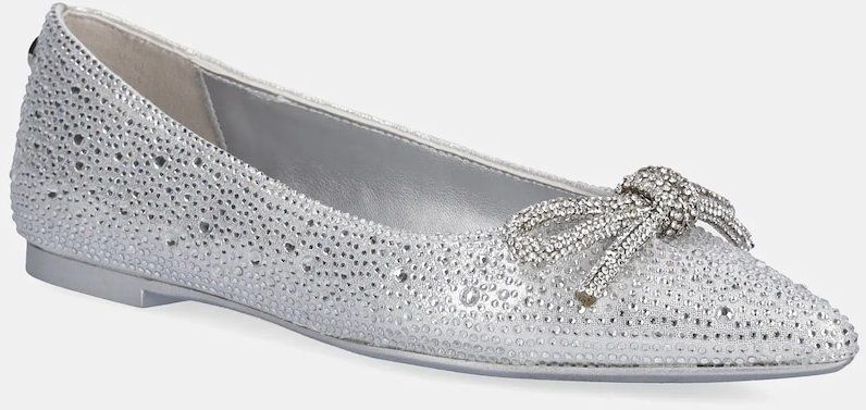 Baleríny Steve Madden Elina-R strieborná farba, SM11002812