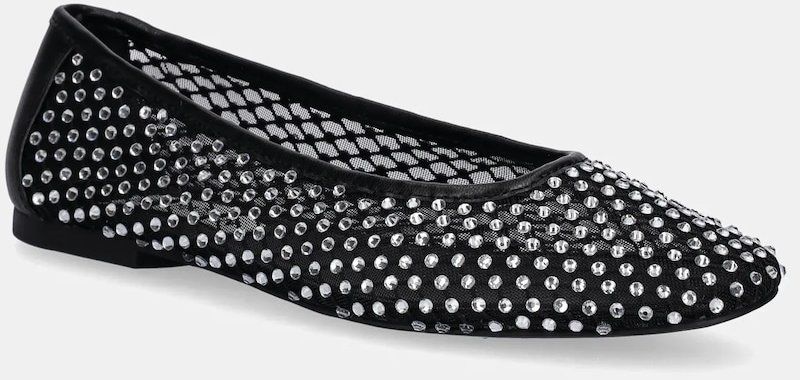 Baleríny Steve Madden Auden čierna farba, SM11003566