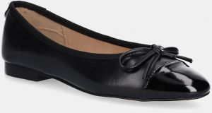 Kožené balerínky Steve Madden Ellison čierna farba, SM11002818