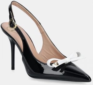 Lodičky Love Moschino čierna farba, JA10069G1MIH100A