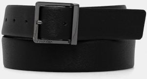 Kožený opasok Calvin Klein pánsky, čierna farba, K50K512837