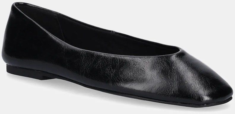 Kožené balerínky Steve Madden Darts čierna farba, SM11003624