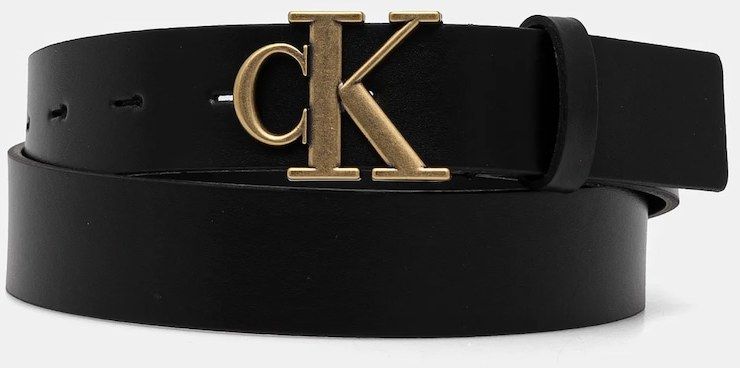 Opasok Calvin Klein Jeans dámsky, čierna farba, LV04K7002G