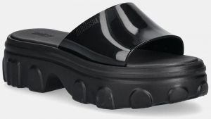 Šľapky Melissa MELISSA ELLA SLIDE AD dámske, čierna farba, na platforme, M 35882.AZ385