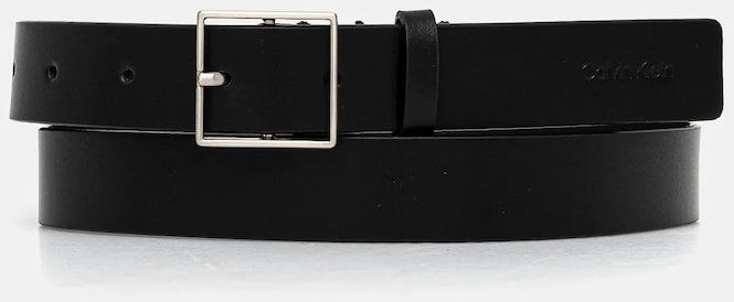Kožený opasok Calvin Klein dámska, čierna farba, K60K612923